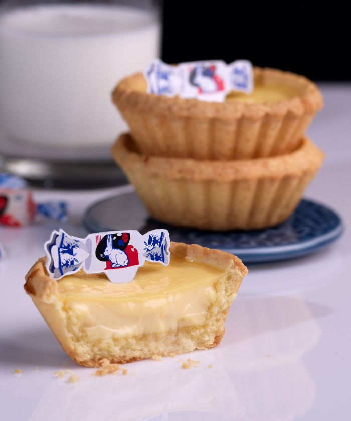 White Rabbit Milk Tarts available at $3.90 each from 29 Mar 24